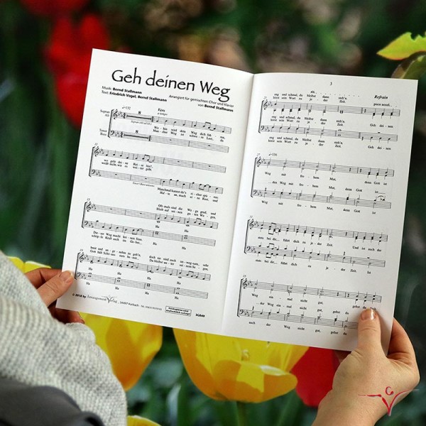 Geh Deinen Weg | Chornoten Für Gemischten Chor, 4-stimmig, SATB + Klavier