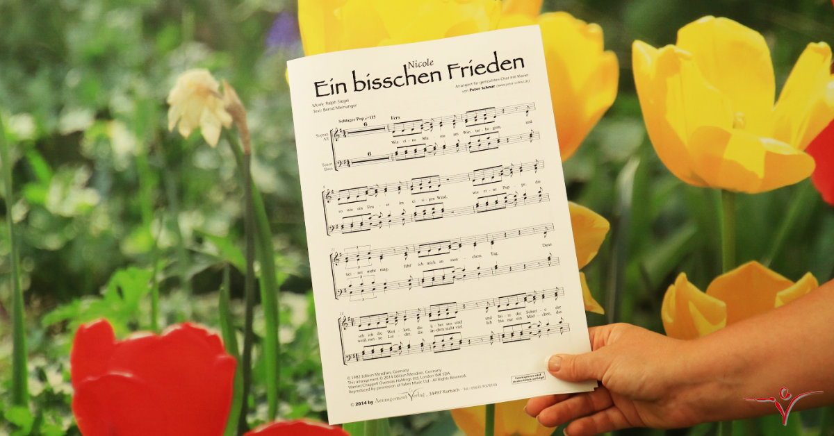 Ein Bisschen Frieden | Chornoten Für Gemischten Chor, 4-stimmig, SATB ...